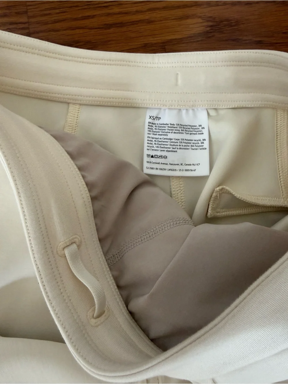 Lululemon Softstreme Pintuck Mid-Rise Pant *Regular Light Ivory (First Release)